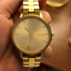Gold Nixon Watch